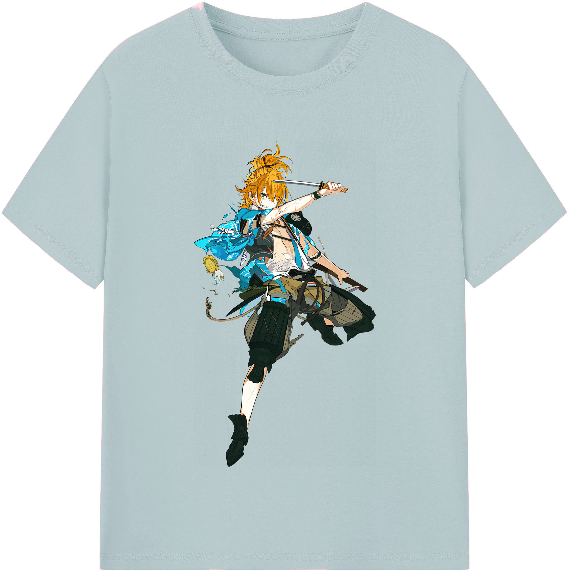（画像用） 刀剣乱舞 Touken Ranbu 綿100％半袖Tシャツ（フロントプリント）